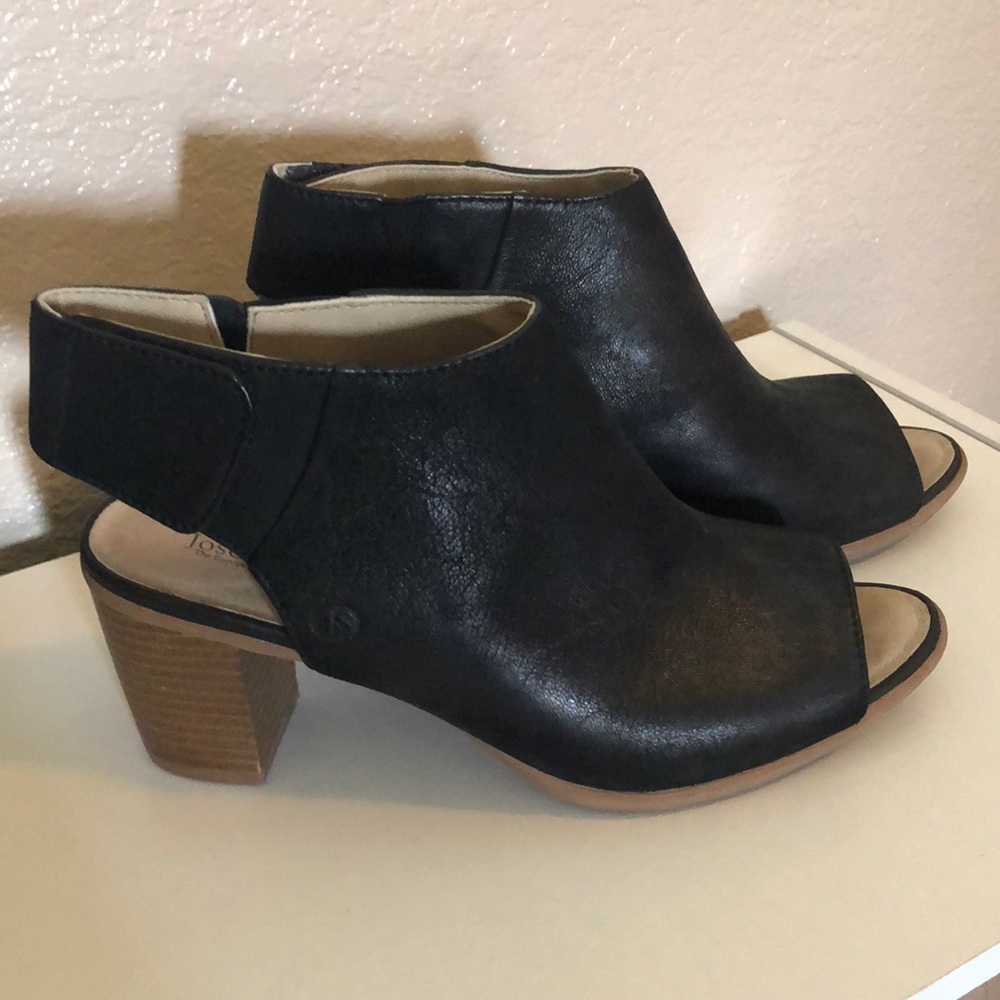 Black Open Toed Heels